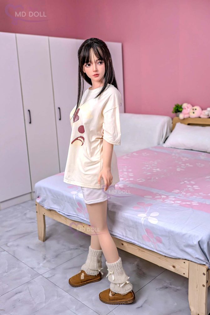 DLE_7698 MD Doll 150cm | 4ft9 D-cup Poppy full silicone sex doll (M-14)