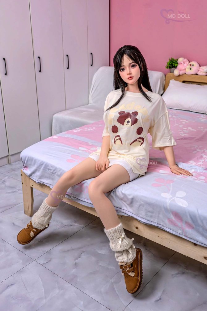 DLE_7710 MD Doll 150cm | 4ft9 D-cup Poppy full silicone sex doll (M-14)